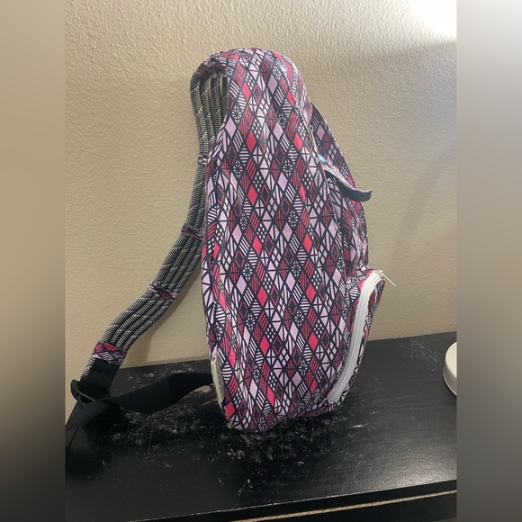KAVU Women's Rope Pack pink Diamond print Sling pack Backpack - Picture 4 of 11